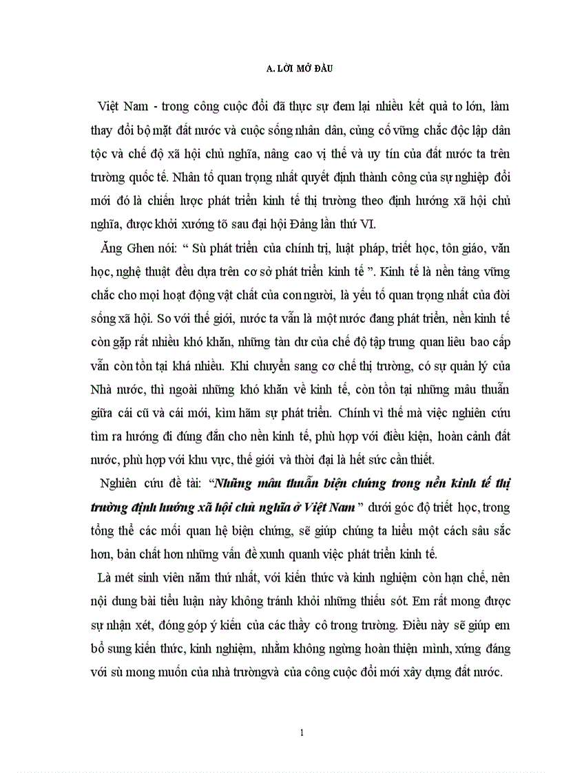 image for page Những mâu thuẫn biện chứng trong nền kinh tế thị trường định hướng xã hội chủ nghĩa ở Việt Nam 1