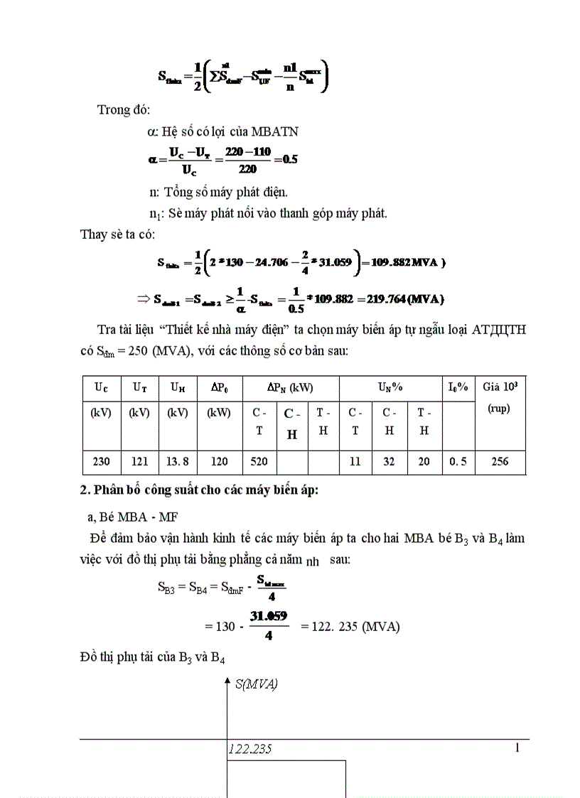 image for page chọn sơ đồ nối điện chính của nhà máy điện 1