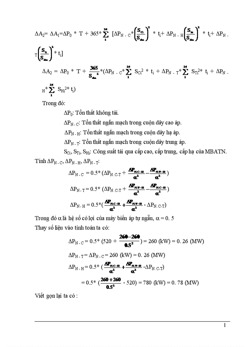 image for page chọn sơ đồ nối điện chính của nhà máy điện 1
