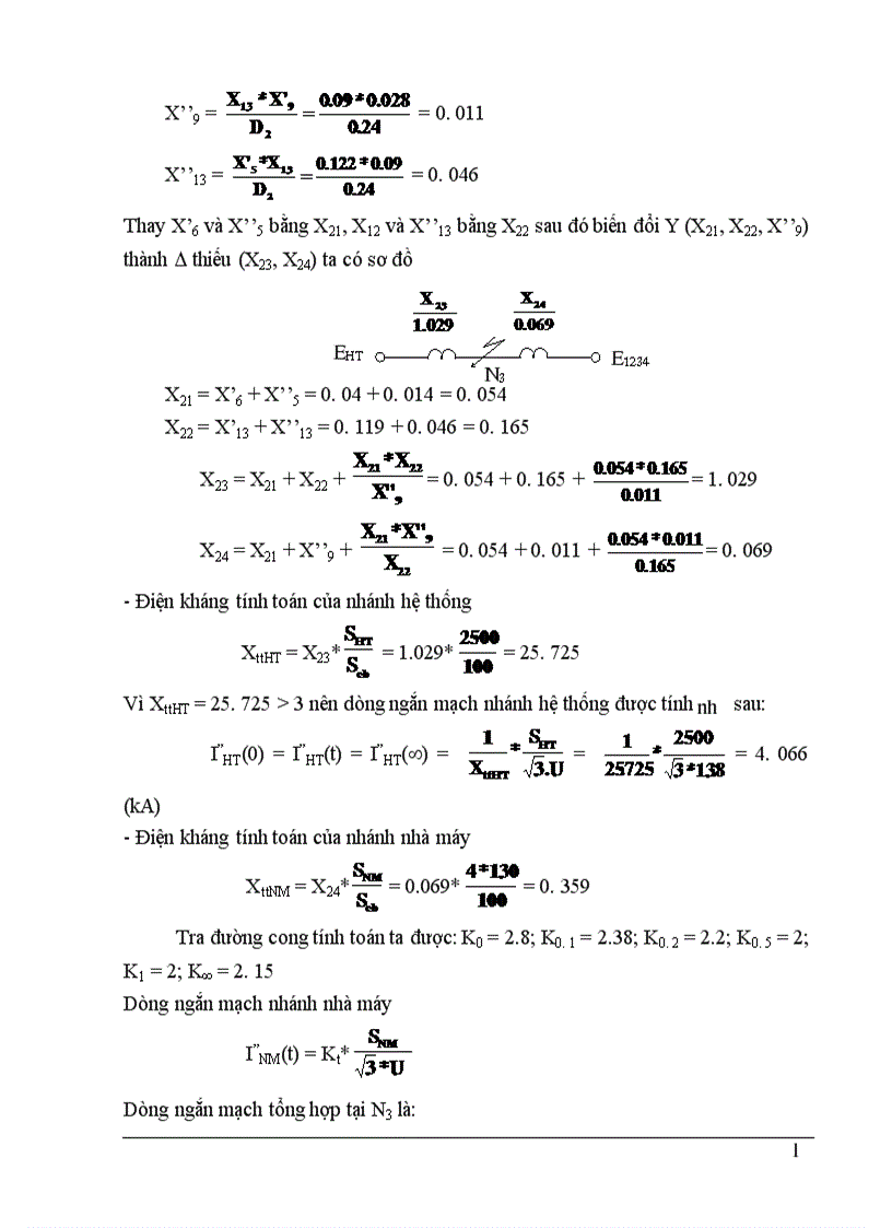 image for page chọn sơ đồ nối điện chính của nhà máy điện 1