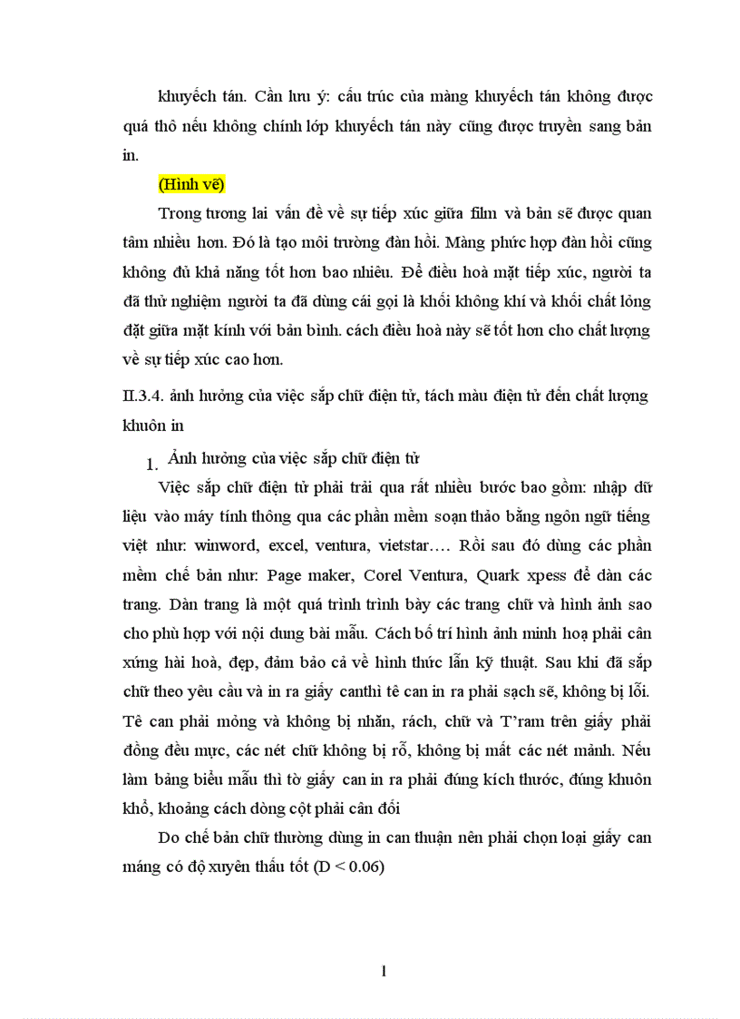 image for page Nghiên cứu khảo sát các yếu tố ảnh hưởng đến chất lượng của khuôn in