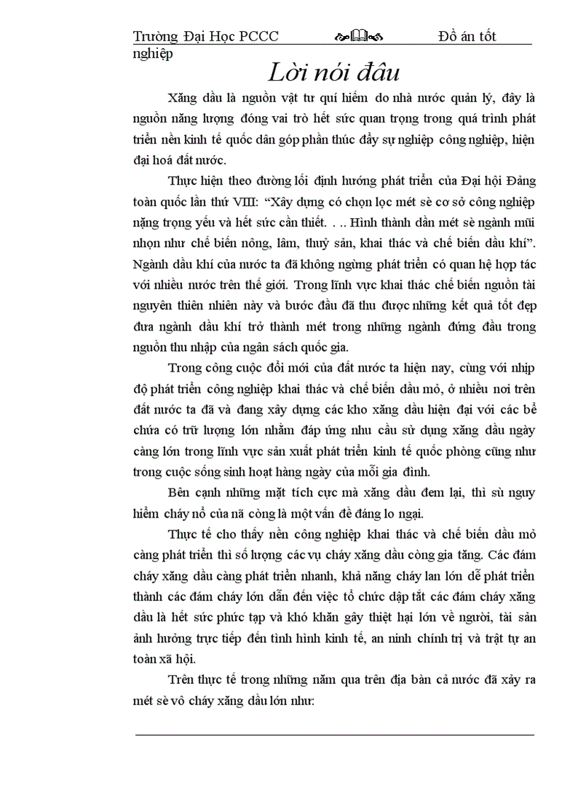 image for page Nghiên cứu vận dụng biện pháp chữa cháy bằng phun bọt từ dưới đáy bể lên để dập tắt đám cháy trong bể chứa xăng dầu