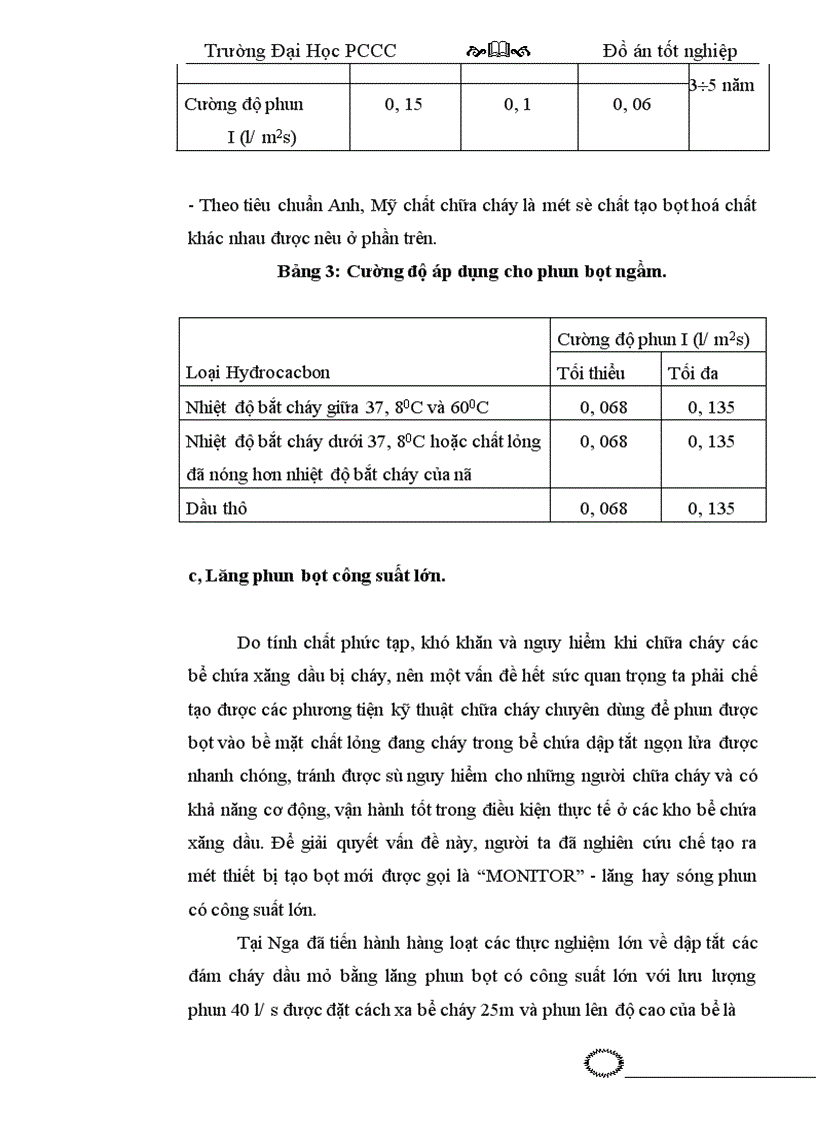image for page Nghiên cứu vận dụng biện pháp chữa cháy bằng phun bọt từ dưới đáy bể lên để dập tắt đám cháy trong bể chứa xăng dầu