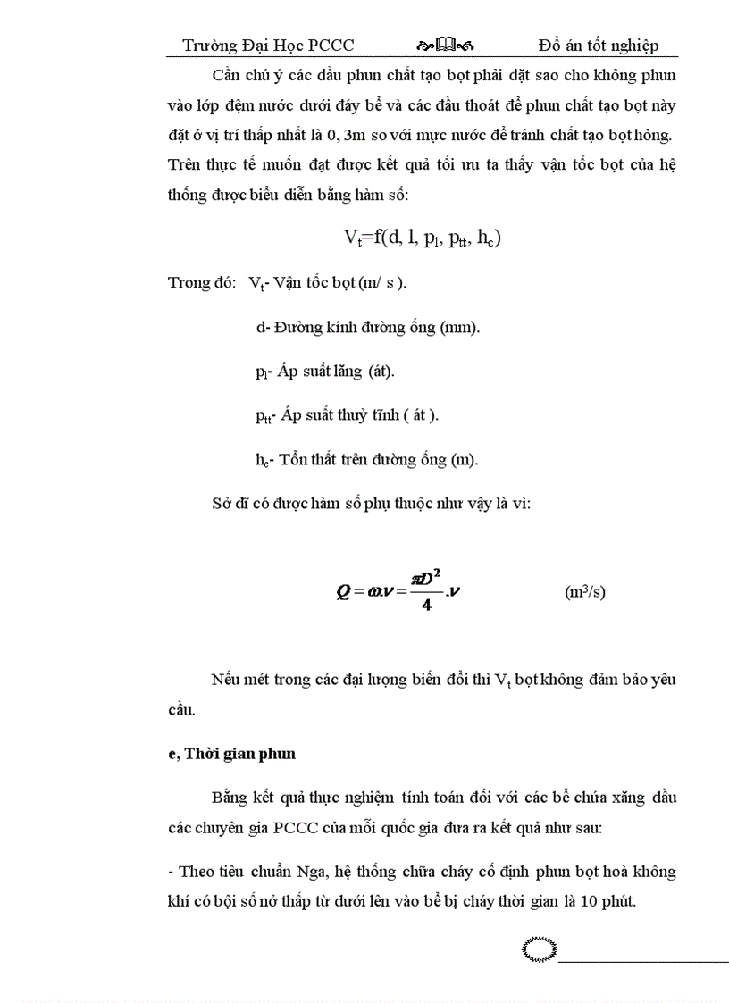 image for page Nghiên cứu vận dụng biện pháp chữa cháy bằng phun bọt từ dưới đáy bể lên để dập tắt đám cháy trong bể chứa xăng dầu