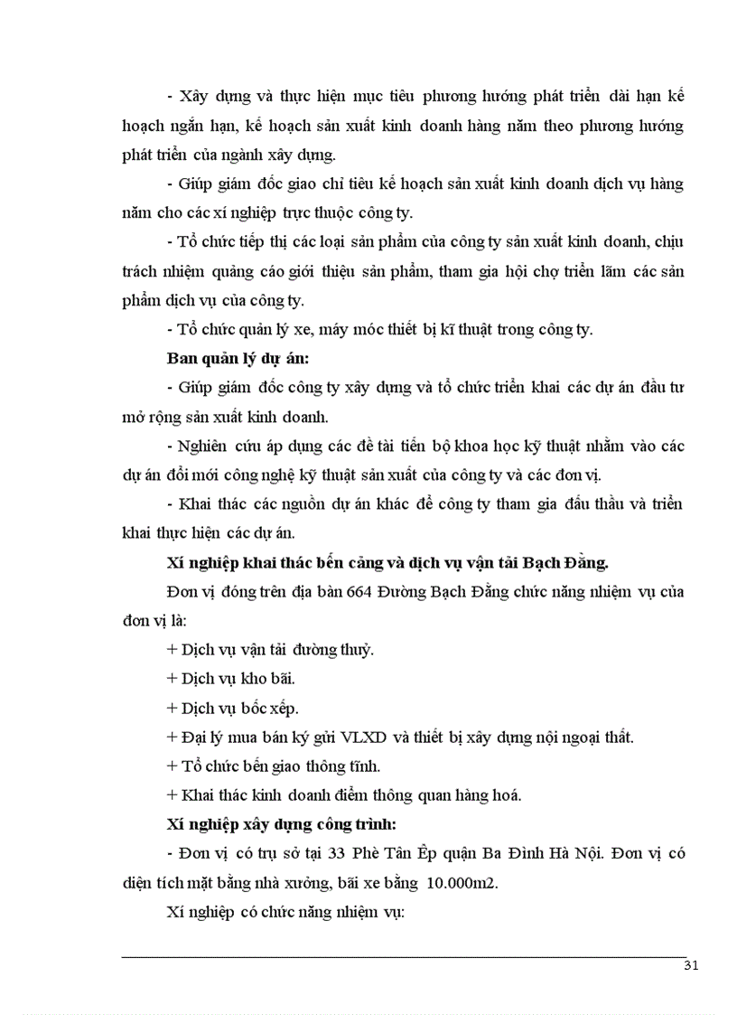 image for page Đầu tư nâng cao hiệu quả sản xuất kinh doanh ở công ty VLXD XNK Hồng Hà 1