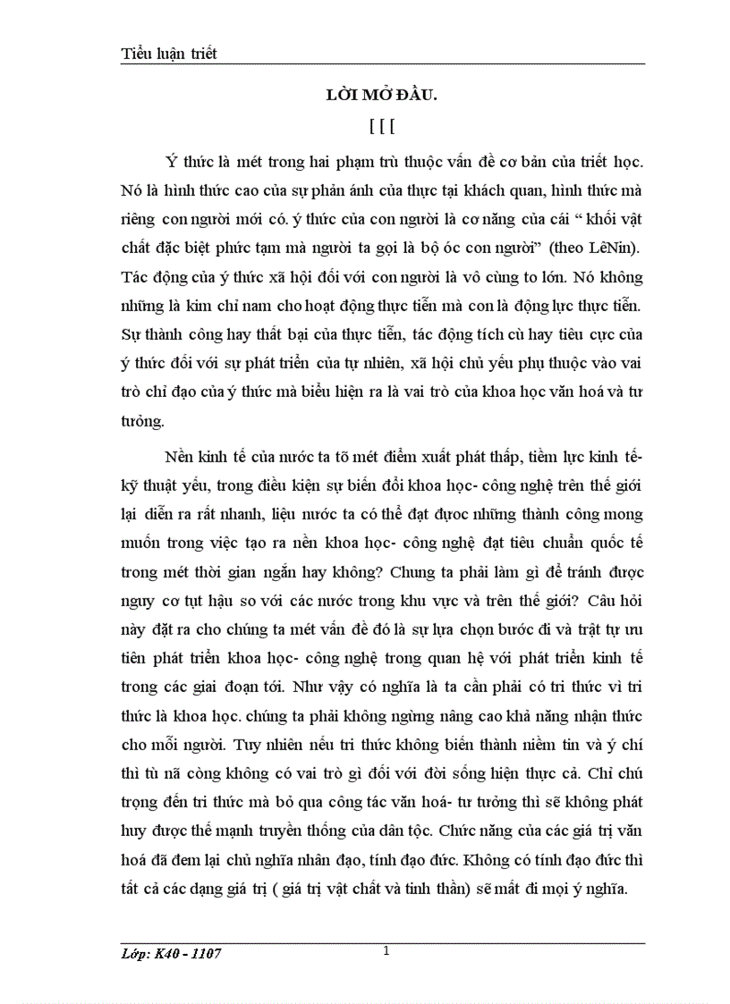 image for page ý thức và vai trò của tri thức trong đời sống xã hội 1