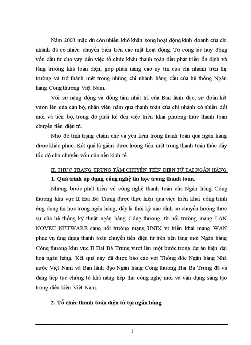 image for page Một số giải pháp nhằm hoàn thiện và phát triển thanh toán chuyển tiền điện tử tại Chi nhánh Ngân hàng Công thương khu vực II Hai Bà Trưng Hà Nội 1