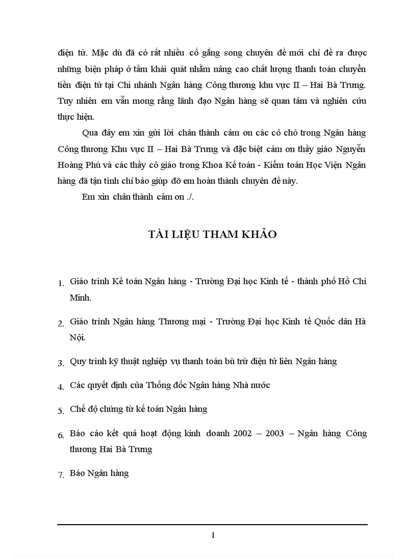 image for page Một số giải pháp nhằm hoàn thiện và phát triển thanh toán chuyển tiền điện tử tại Chi nhánh Ngân hàng Công thương khu vực II Hai Bà Trưng Hà Nội 1