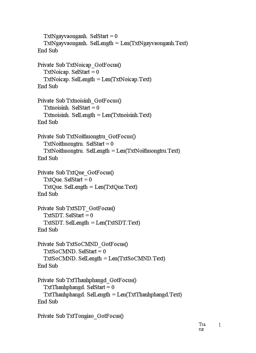 image for page Thiết kế tổng thể chương trình và tổ chức CSDL 1