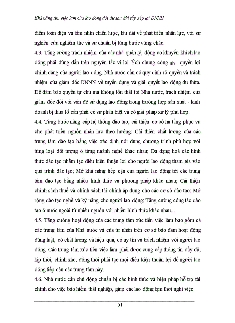 image for page Khả năng tìm việc làm của lao động đôi dư sau khi sắp xếp lại DNNN 1