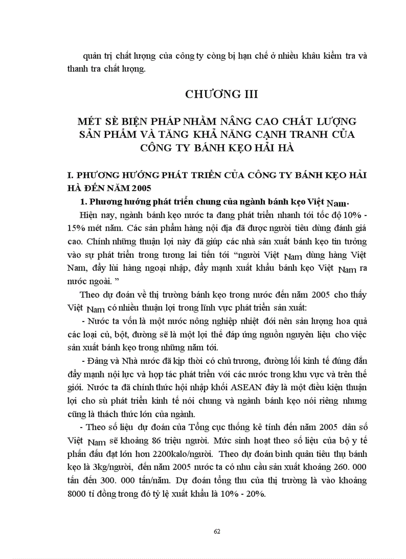 image for page Chất lượng sản phẩm với việc nâng cao khả năng cạnh tranh của Công ty Bánh kẹo Hải Hà 1