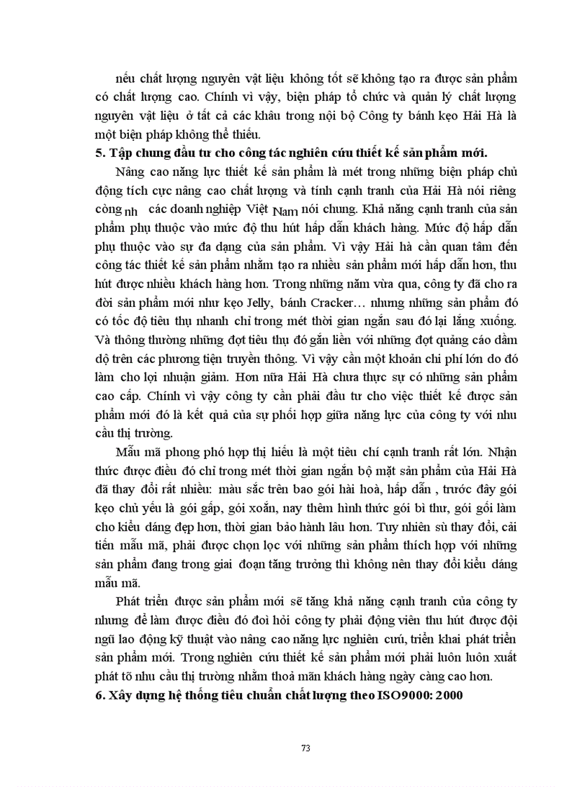 image for page Chất lượng sản phẩm với việc nâng cao khả năng cạnh tranh của Công ty Bánh kẹo Hải Hà 1