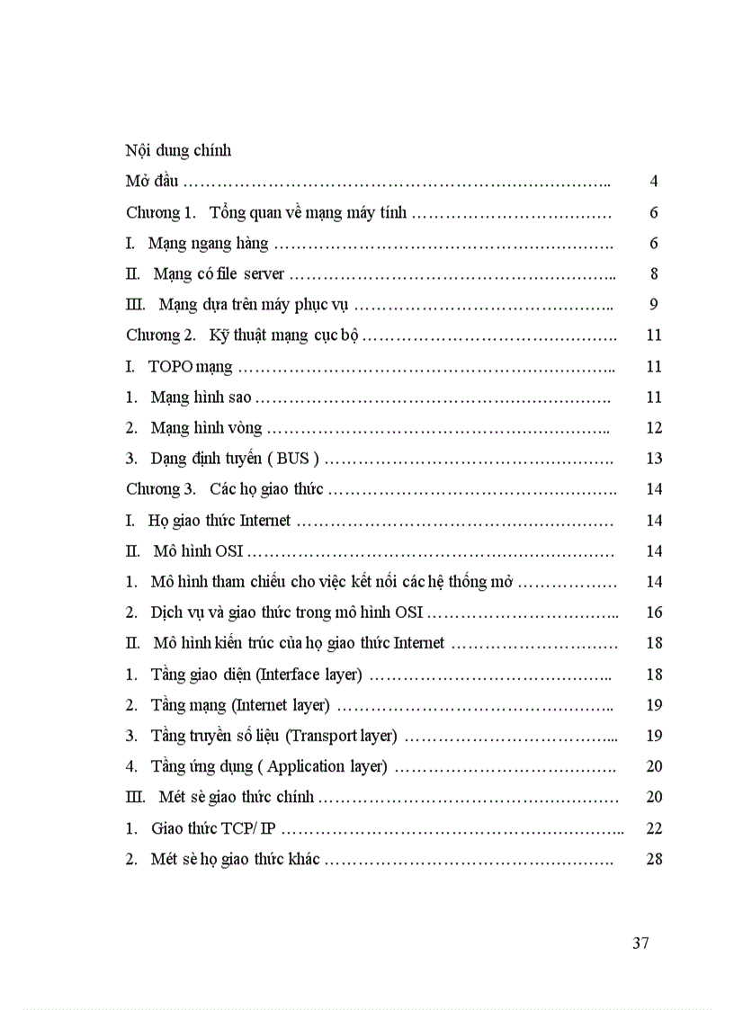 image for page tổng quan về mạng