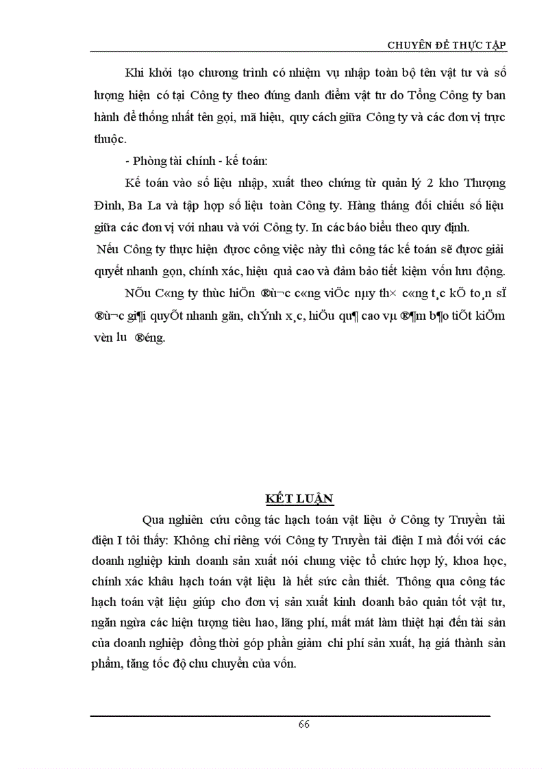 image for page Hoàn thiện công tác hạch toán nguyên vật liệu với việc nâng cao hiệu quả sử dụng vốn lưu động tại Công ty Truyền tải điện I 1
