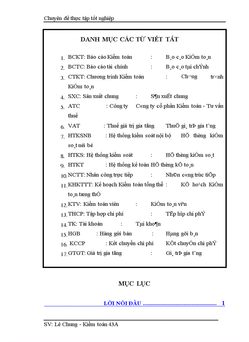 image for page Hoàn thiện Kiểm toán chu trình hàng tồn kho trong Kiểm toán báo cáo tài chính tại Công ty cổ phần Kiểm toán Tư vấn thuế 1