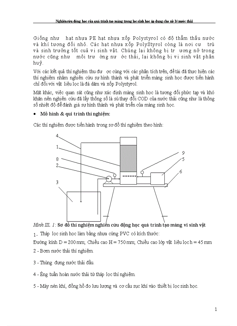 image for page Xử lý nước thải bằng phương pháp lọc sinh học hoá học