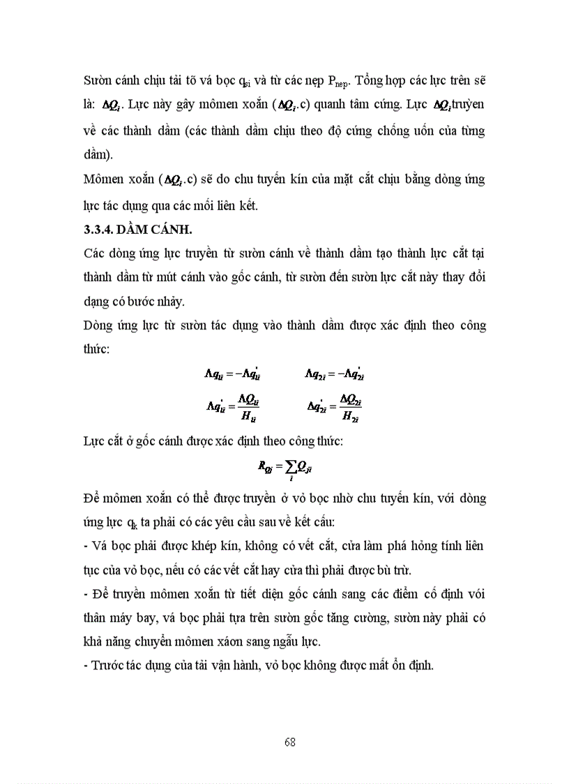 image for page Đặc điểm chịu tải của cánh máy bay