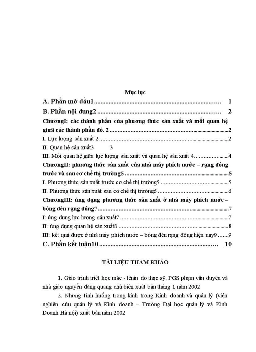 image for page Vận dụng lý luận phương thức sản xuất phân tích nhà máy phích nước bóng đèn rạng đông 1