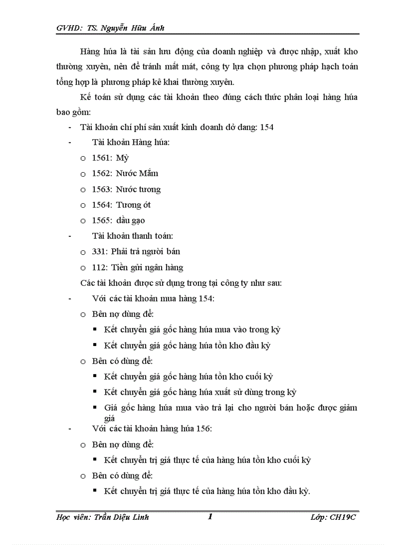 image for page Kế toán nguyên vật liệu tại Công ty TNHH DV CBTP Minh Dương