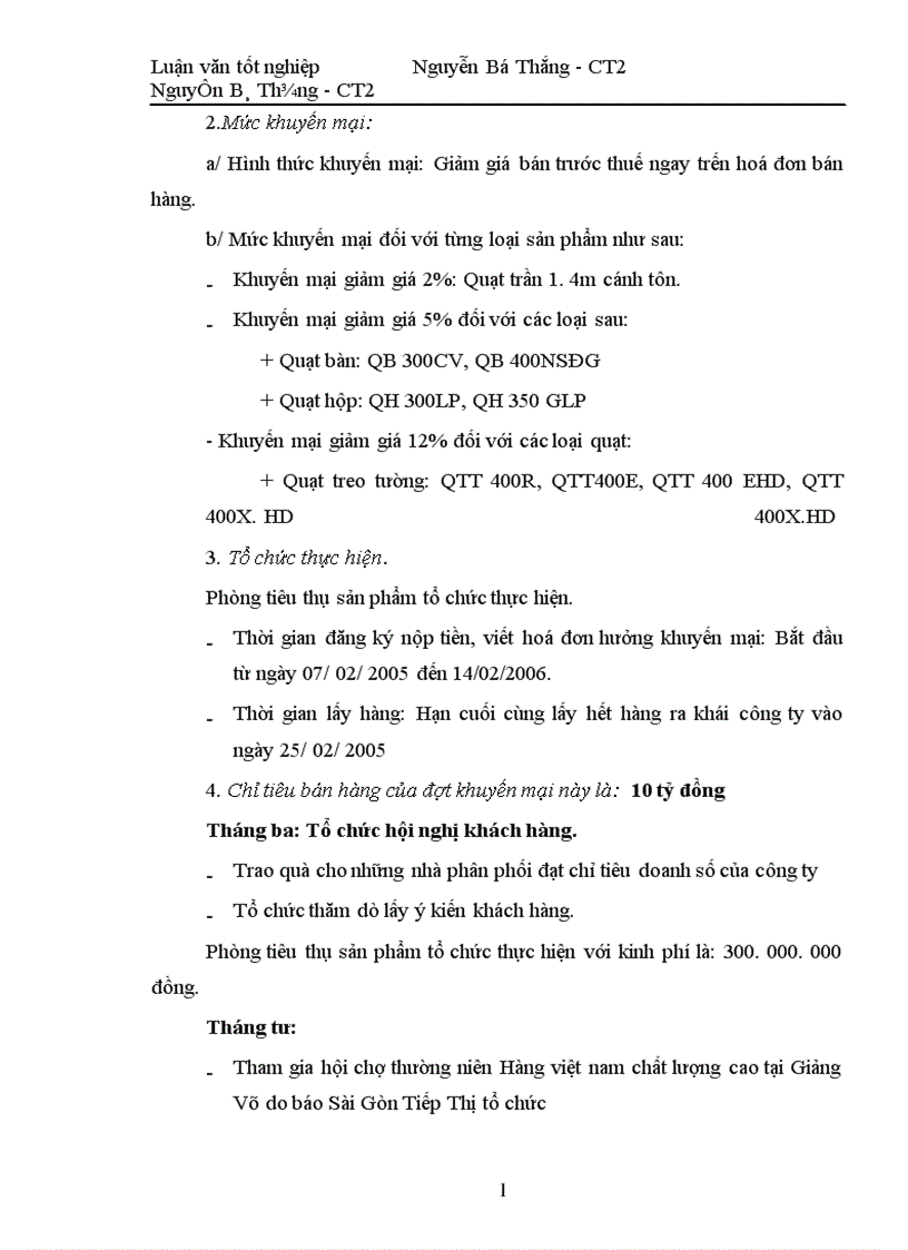 image for page Xây dựng kế hoạch marketing cho công ty trách nhiệm hữu hạn nhà nước một thành viên điện cơ thống nhất VINAWIND 1