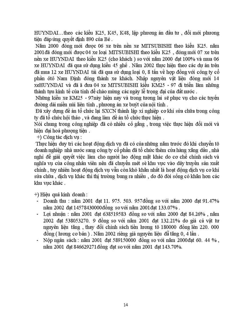 image for page Phân tích tình hình sử dụng vốn của công ty cổ phần ôtô khách Hà Tây