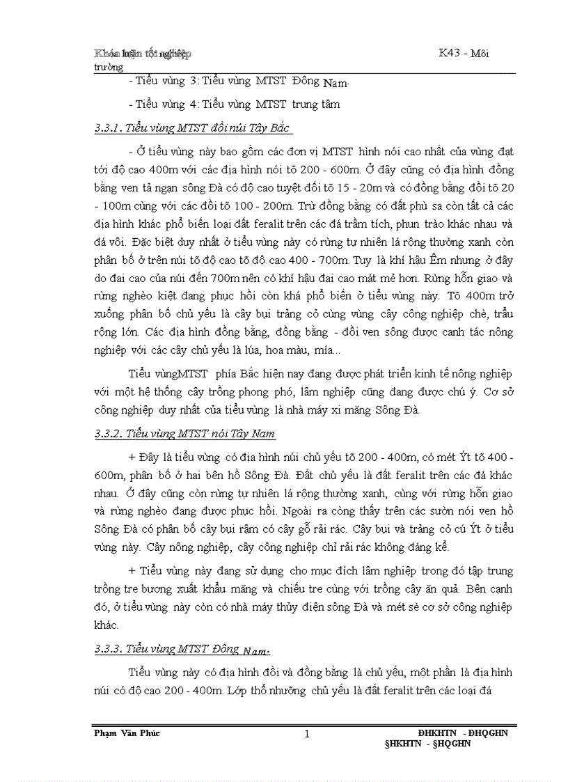 image for page Thành lập bản đồ môi trường sinh thái thị xã Hoà Bình trên cơ sở phương pháp hệ thông tin địa lý GIS đánh giá hiện trạng chất lượng và một số kiến nghị bảo vệ môi trường sinh thái ở thị xã đó 1