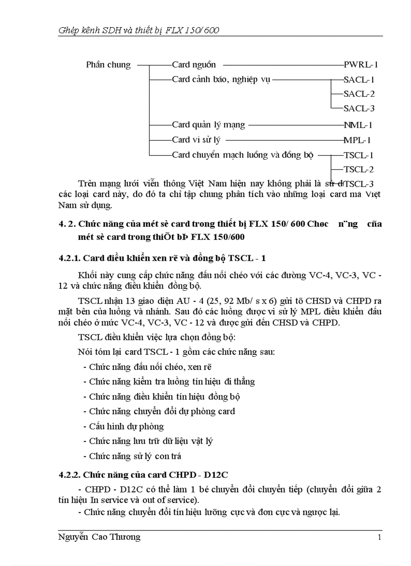 image for page Ghép kênh SDH và thiết bị FLX