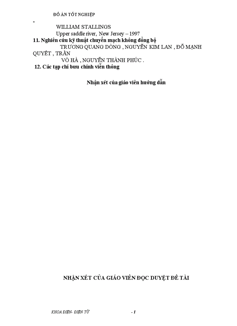 image for page Trình bày các ứng dụng của công nghệ ATM và đặc biệt là ứng dụng trong mạng ATM LAN