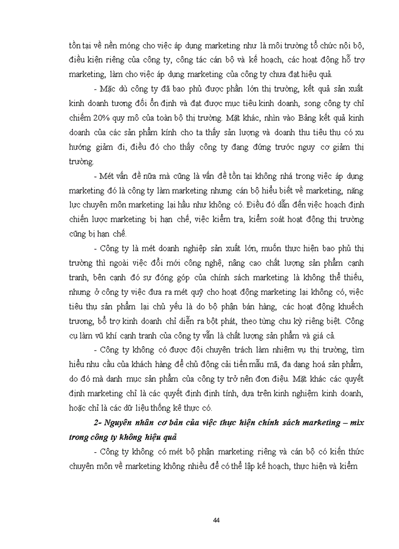 image for page Chiến lược Marketing mix với việc mở rộng thị trường của Công ty Kính Đáp Cầu Bắc Ninh 1