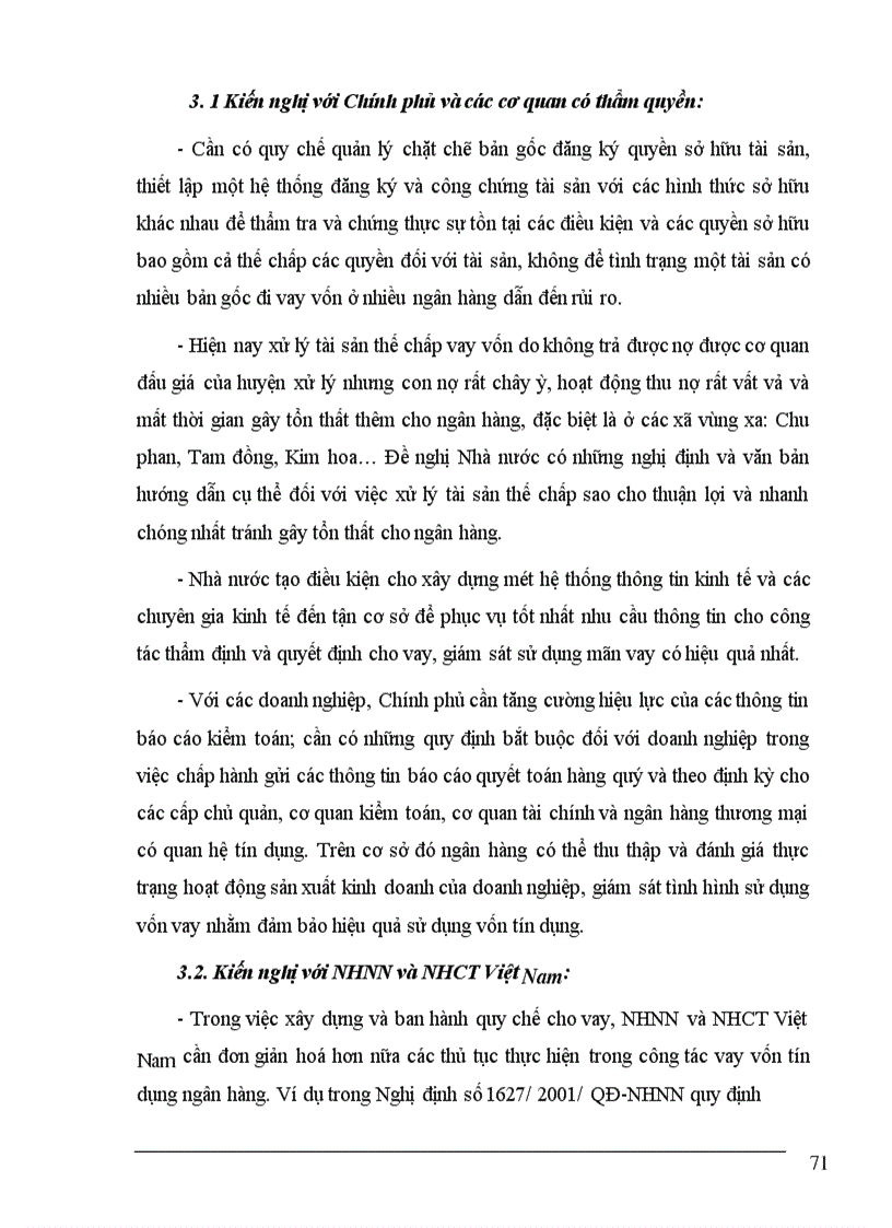 image for page Một số giải pháp nâng cao chất lượng tín dụng trung dài hạn tại Ngân hàng Công thương Phúc Yên 1