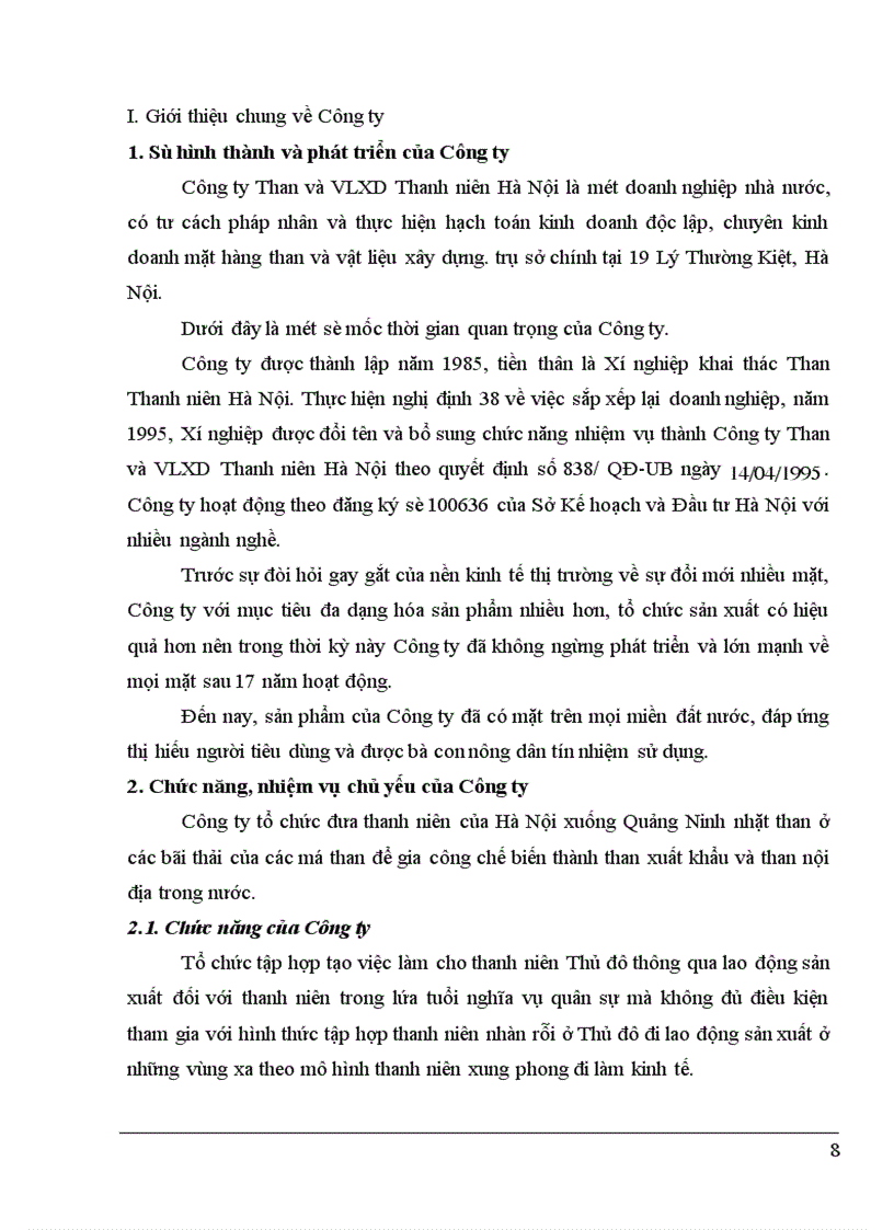 image for page Một số biện pháp nhằm nâng cao hiệu quả sản xuất kinh doanh của Công ty Than và VLXD Thanh niên Hà Nội