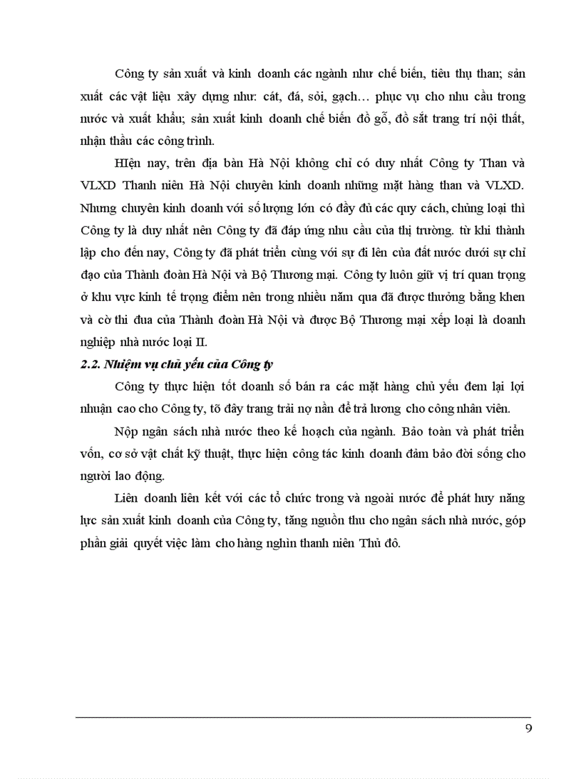 image for page Một số biện pháp nhằm nâng cao hiệu quả sản xuất kinh doanh của Công ty Than và VLXD Thanh niên Hà Nội