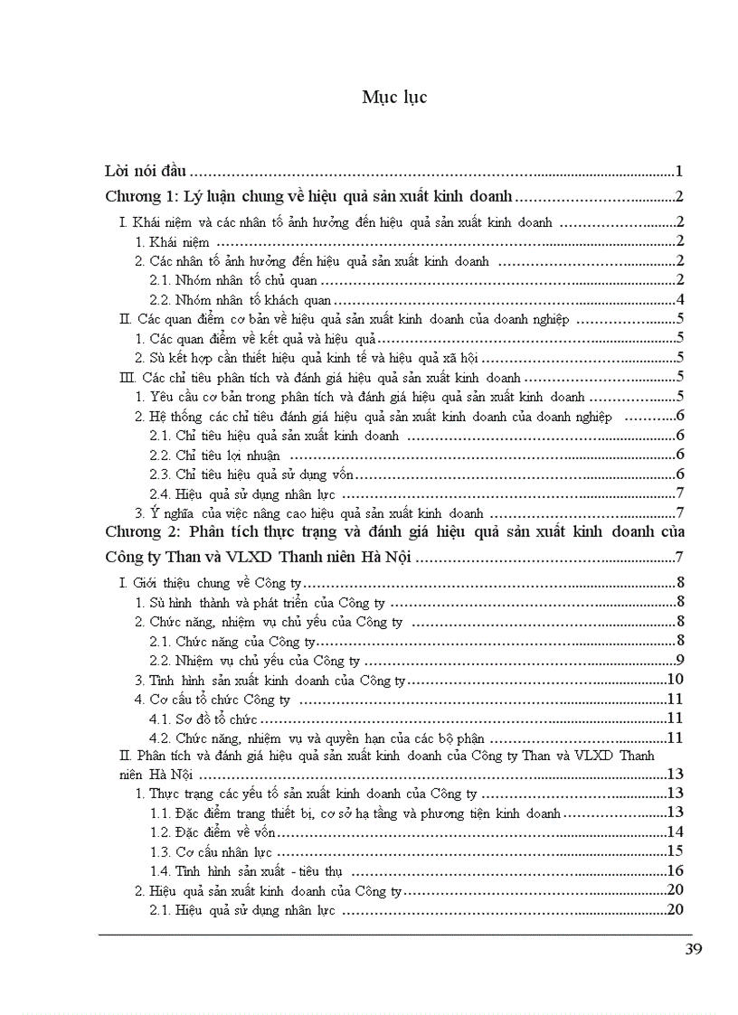 image for page Một số biện pháp nhằm nâng cao hiệu quả sản xuất kinh doanh của Công ty Than và VLXD Thanh niên Hà Nội