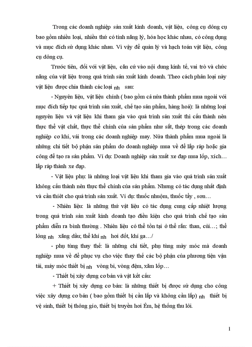 image for page Kế toán nguyên vật liệu công cụ dụng cụ ở Công ty TNHHTM và in Việt Tiến 1