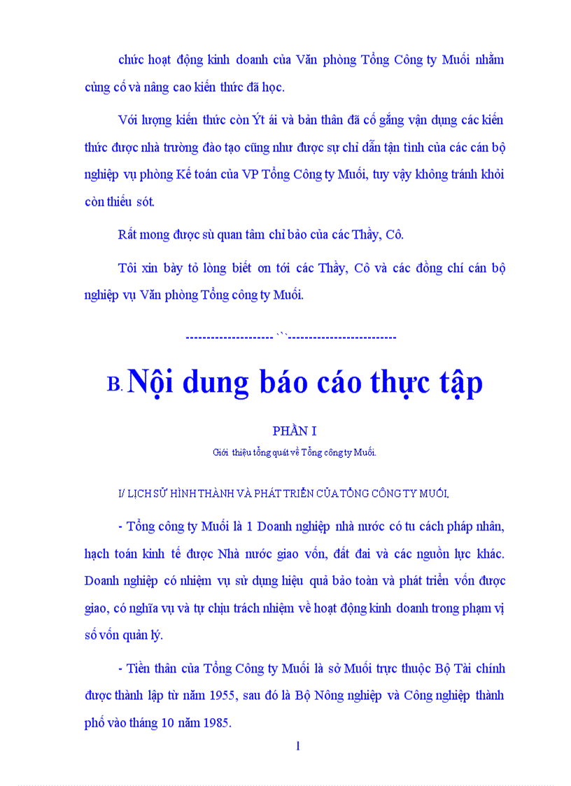 image for page Báo cáo thực tập tổng hợp tại Tổng Công ty Muối