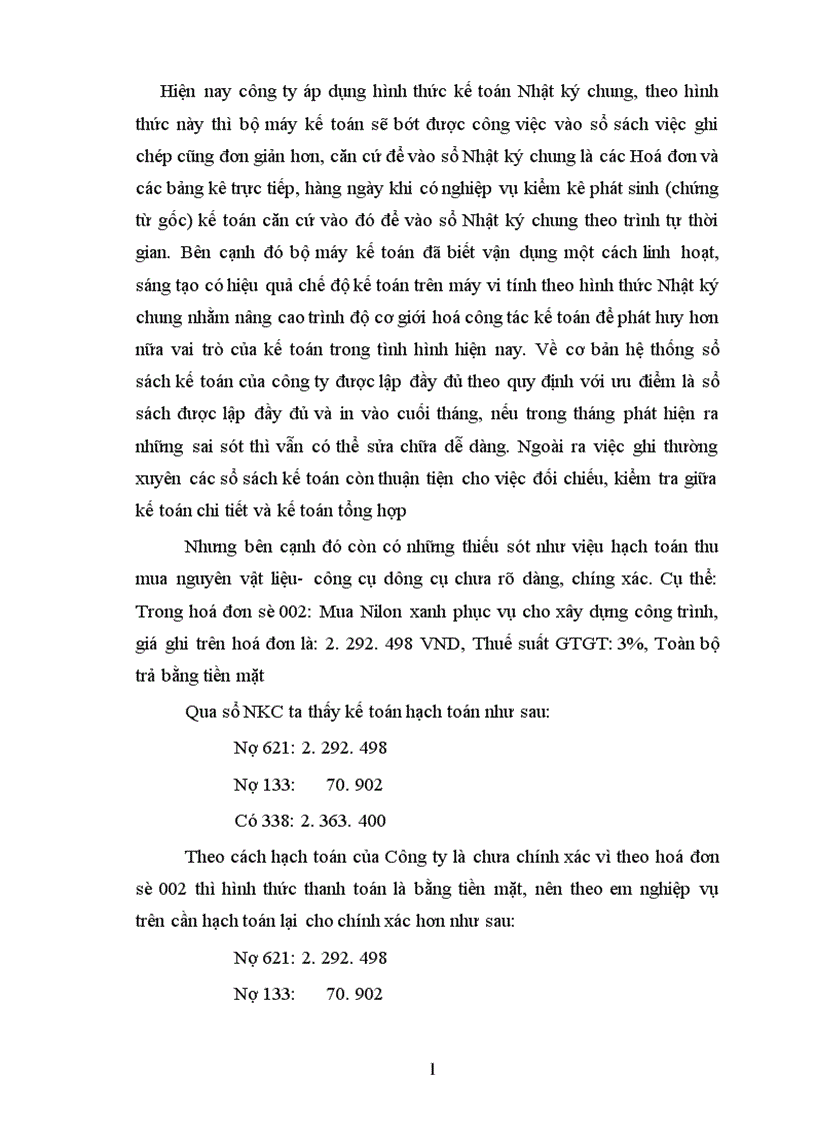 image for page Thực trạng về công tác kế toán vật liệu công cụ dụng cụ tại Công ty xây dựng số 34 Thanh xuân Bắc Hà Nội 1