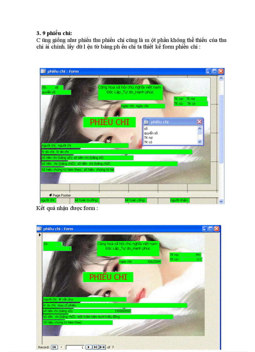 image for page ứng dụng của hệ quản trị cơ sở dữ liệu Access trong vấn đề quản lí tài chính 1