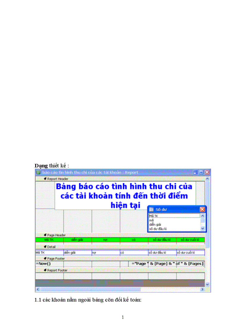 image for page ứng dụng của hệ quản trị cơ sở dữ liệu Access trong vấn đề quản lí tài chính 1