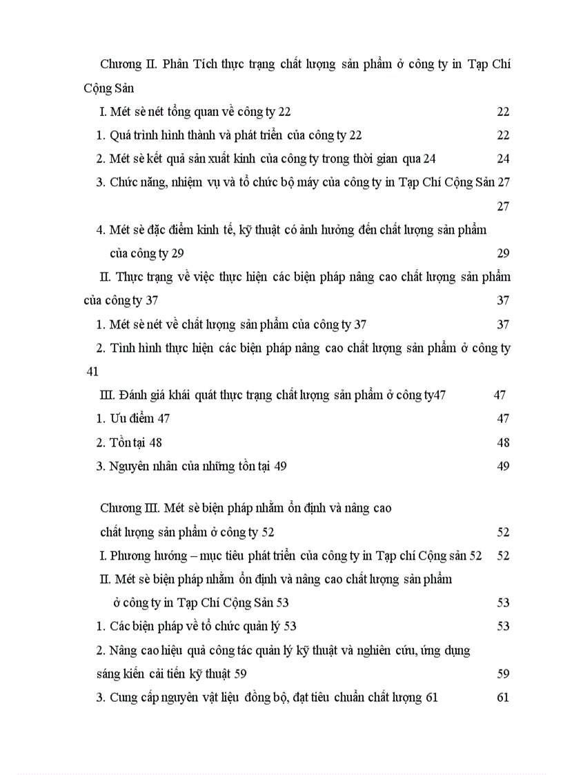 image for page Những giải pháp chủ yếu nhằm ổn định và nâng cao chất lượng in sản phẩm ở công ty in Tạp Chí Cộng Sản 1