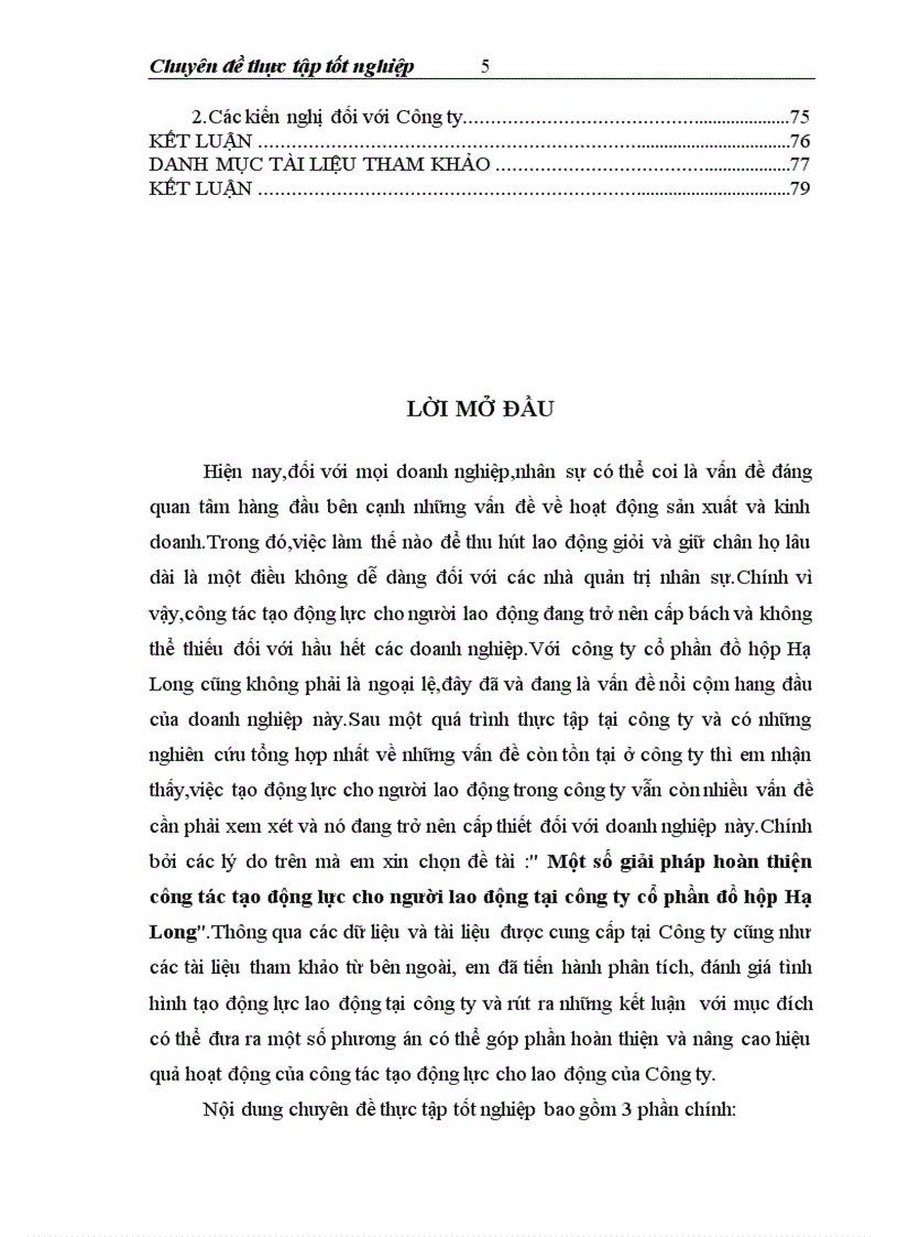 image for page Một số giải pháp hoàn thiện công tác tạo động lực cho người lao động tại công ty Cổ phần đồ hộp Hạ Long