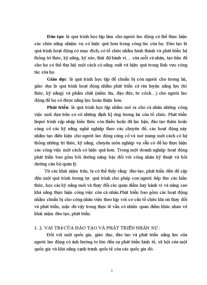 image for page Thực trạng công tác đào tạo và phát triển nhân sự của Công Ty TNHH Công Nghiệp Spindex Hà Nội Kết cấu đề tài gồm 2 phần Phần I
