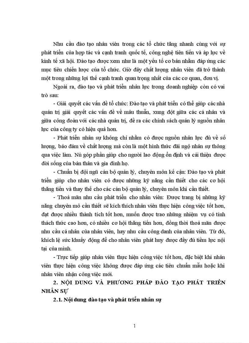 image for page Thực trạng công tác đào tạo và phát triển nhân sự của Công Ty TNHH Công Nghiệp Spindex Hà Nội Kết cấu đề tài gồm 2 phần Phần I