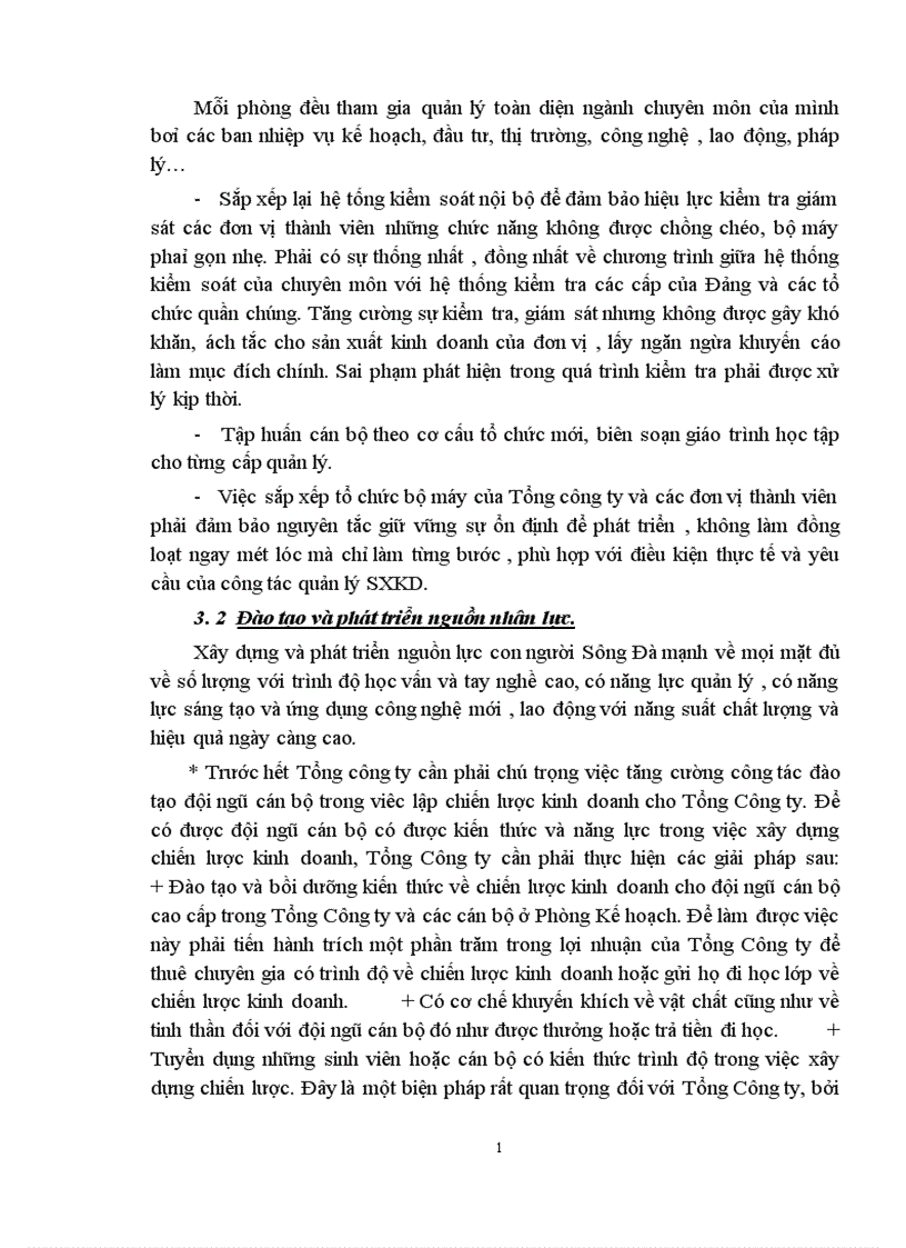 image for page Hoạch định chiến lược kinh doanh ở Tổng Công ty Xây dựng Sông Đà đến năm 2010