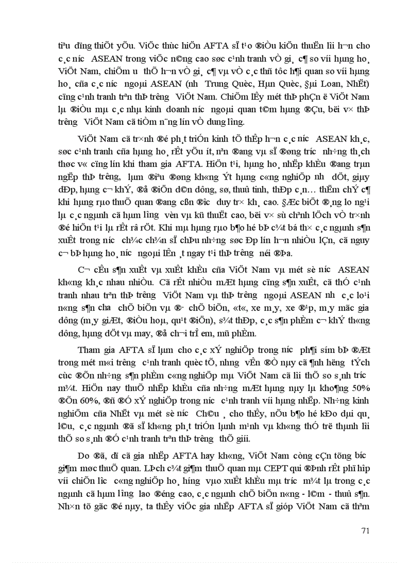 image for page Doanh nghiệp Việt nam trong tiến trình hội nhập AFTA Vấn đề và giải pháp