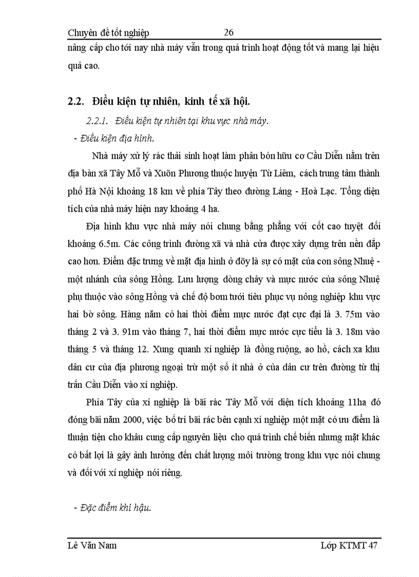 image for page Đánh giá hiệu quả hoạt động của nhà máy xử lý rác thải sinh hoạt làm phân bón hữu cơ Cầu Diễn Hà Nội 1