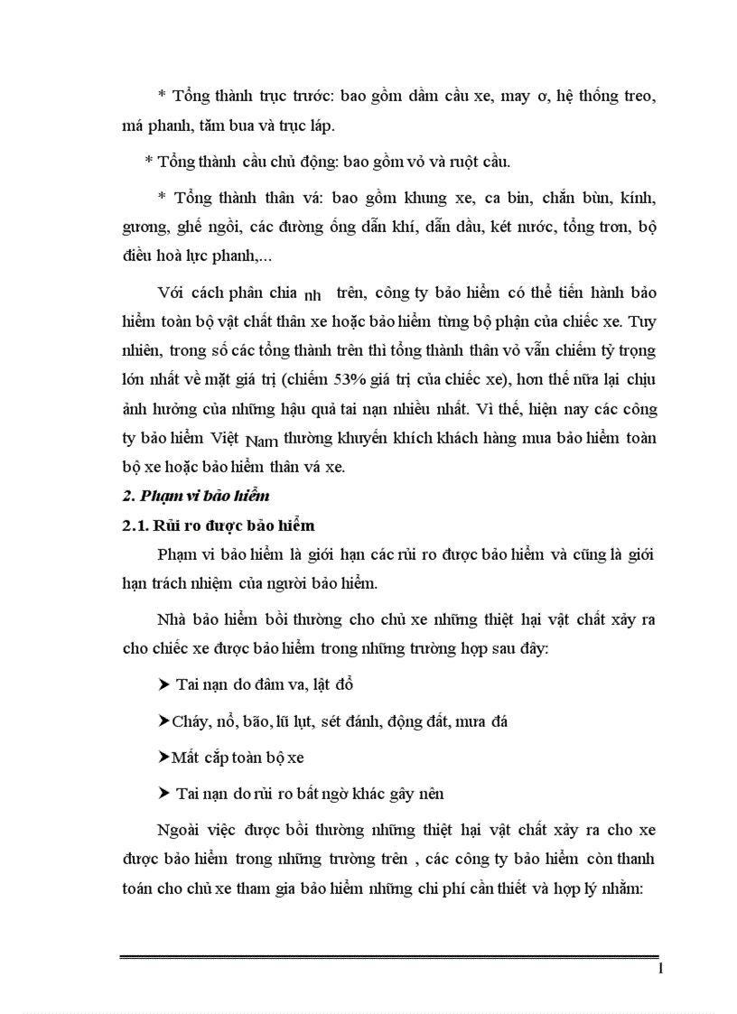 image for page Đánh giá thực trạng triển khai nghiệp vụ bảo hiểm vật chất xe ô tô nước ngoài tại công ty cổ phần bảo hiểm Petrolimex PJICO 1
