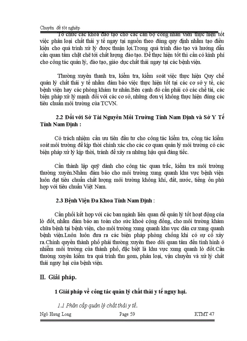 image for page Đánh giá thực trạng quản lý chất thải y tế nguy hại trên địa bàn Tỉnh Nam Định 1