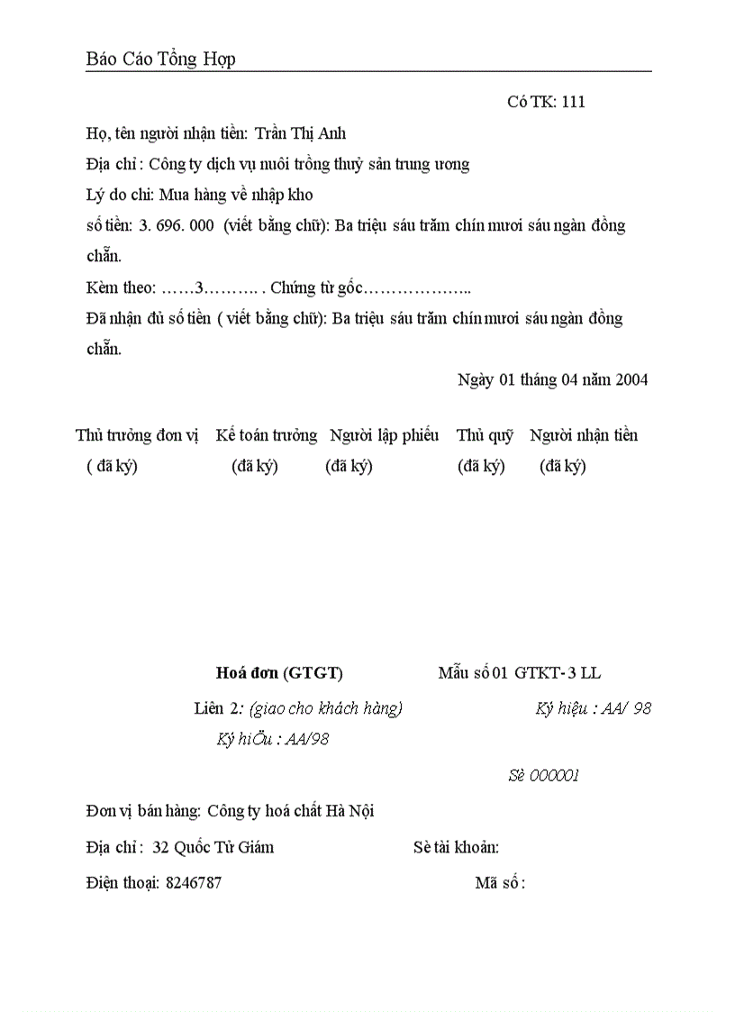 image for page Công tác hạch toán kế toán tại Công ty dịch vụ nuôi trồng thuỷ sản trung ương 1
