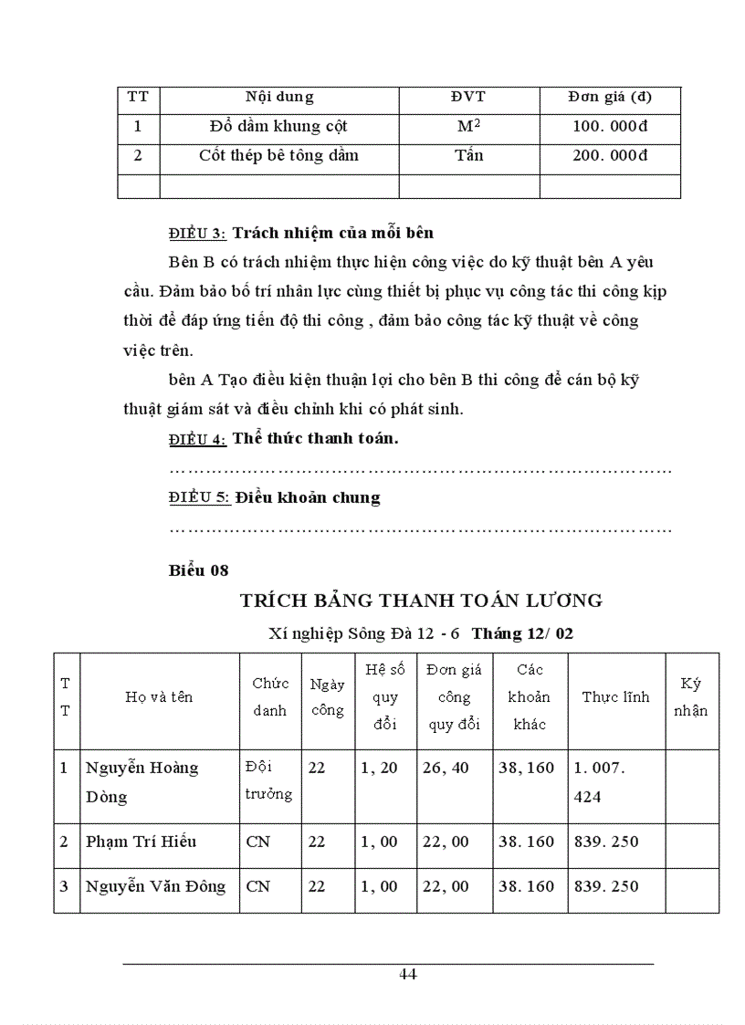 image for page Tổ chức công tác kế toán tập hợp chi phí và tính giá thành sản phẩm tại Xí nghiệp Sông Đà 12 6 1