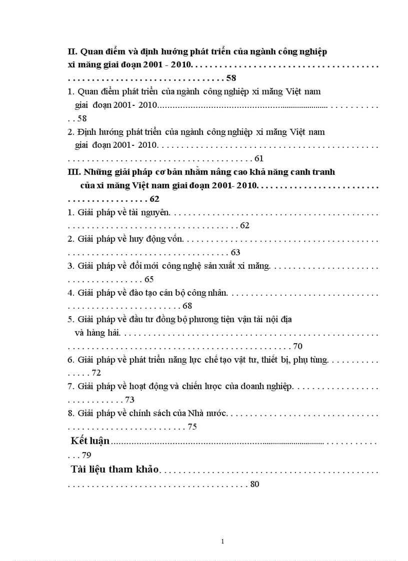 image for page Những giải pháp cơ bản nhằm nâng cao khả năng cạnh tranh của xi măng Việt Nam trong giai đoạn 2001 2010